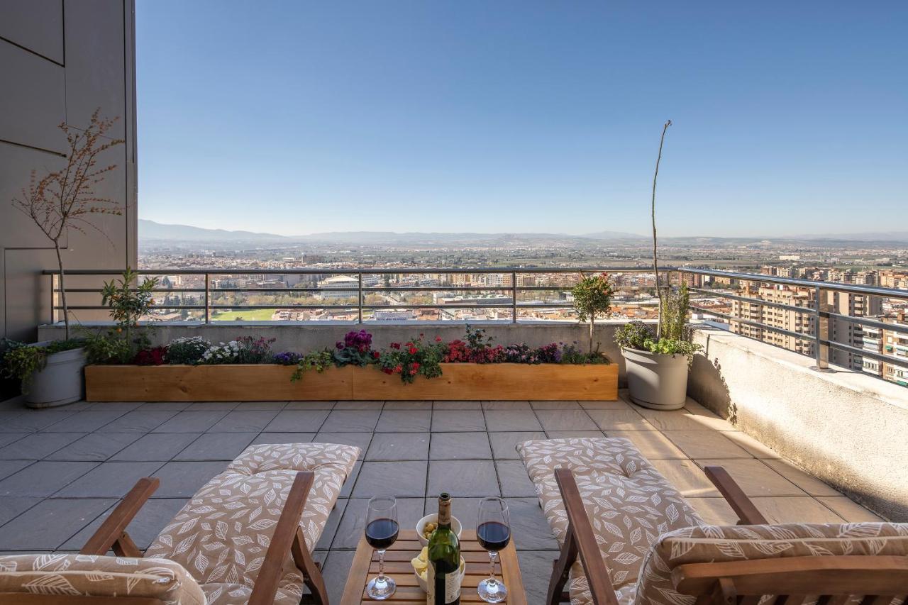 Atico Top Granada, Penthouse, 18-19Th Floor, City Centre, Views, Terrace, Free Parking Exteriör bild