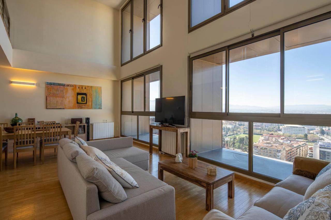 Atico Top Granada, Penthouse, 18-19Th Floor, City Centre, Views, Terrace, Free Parking Exteriör bild