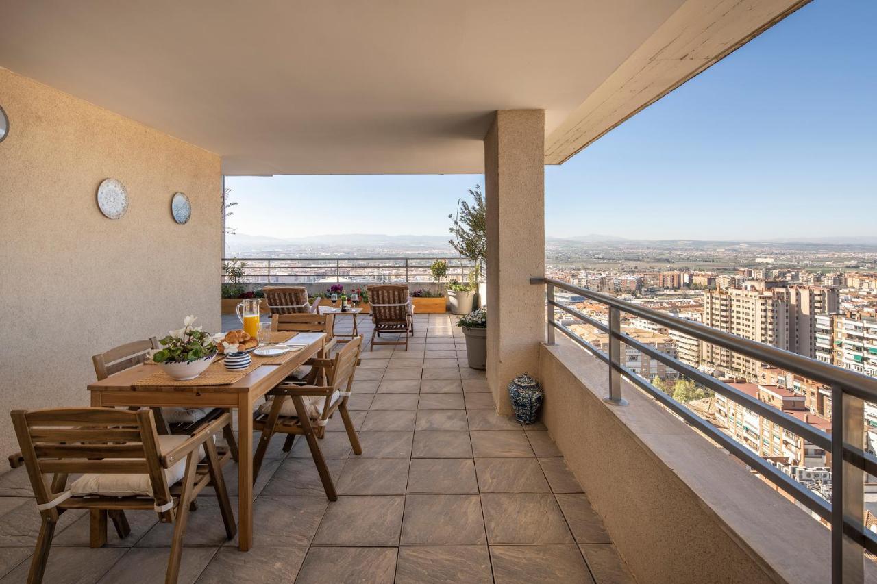 Atico Top Granada, Penthouse, 18-19Th Floor, City Centre, Views, Terrace, Free Parking Exteriör bild