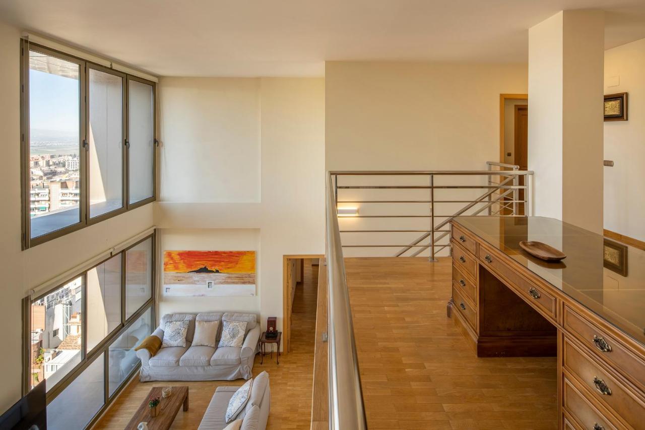 Atico Top Granada, Penthouse, 18-19Th Floor, City Centre, Views, Terrace, Free Parking Exteriör bild